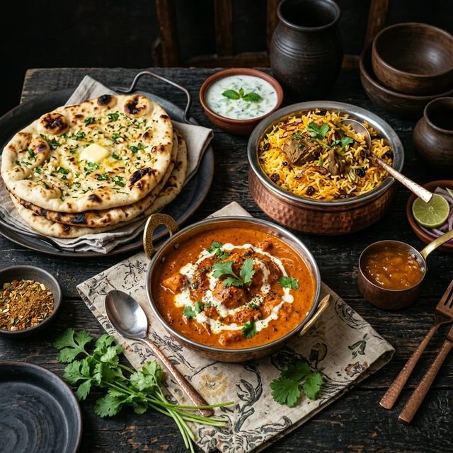 Indian Food Spread